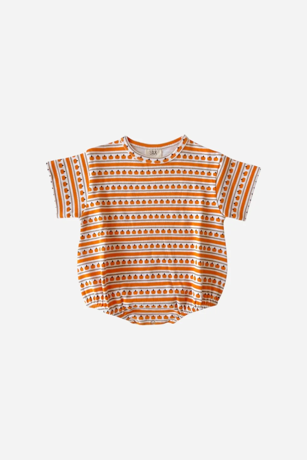 SIIX Collection Pumpkin Stripe / Organic T-Shirt Bubble