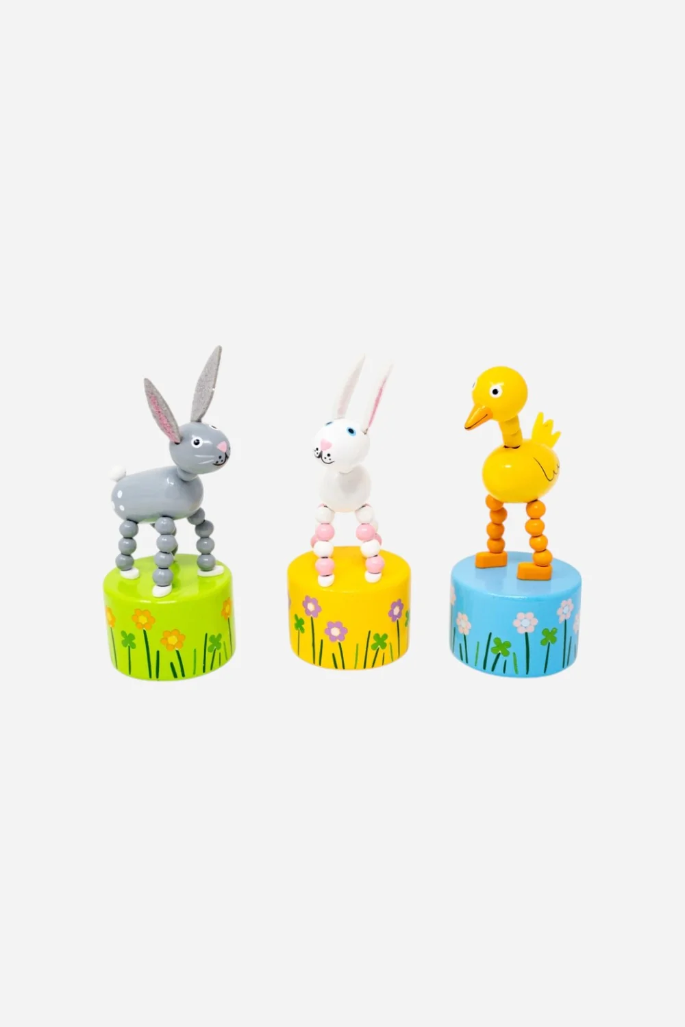 Jack Rabbit Creations Duck & Bunny Push Puppet