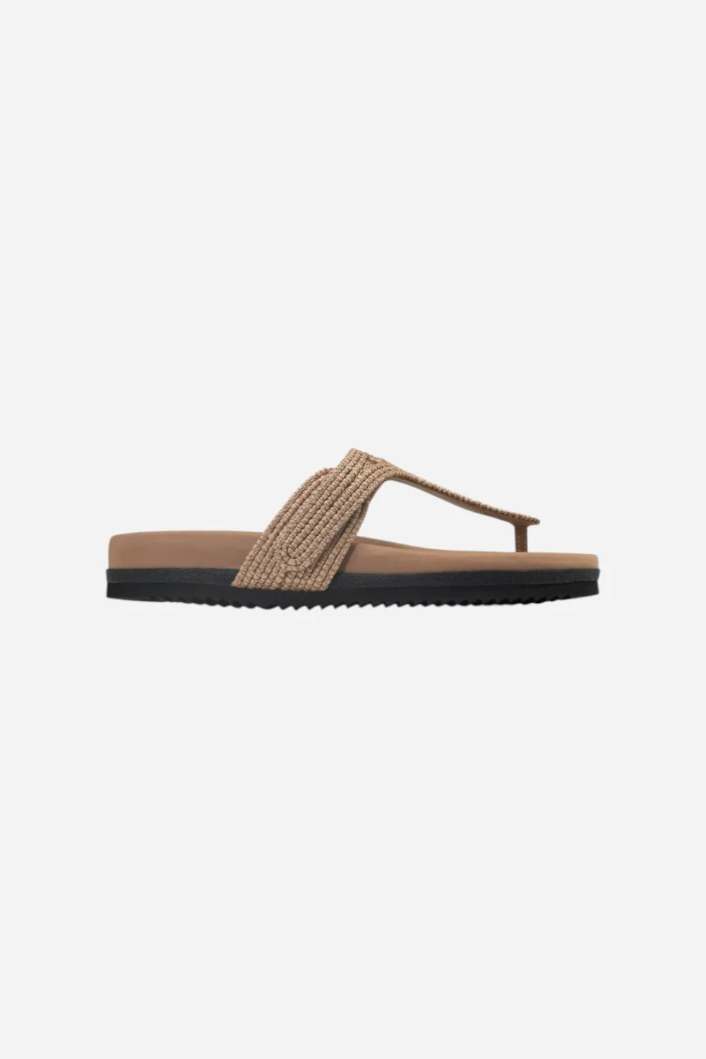 Roam Raffy T Sandal Natural Raffia