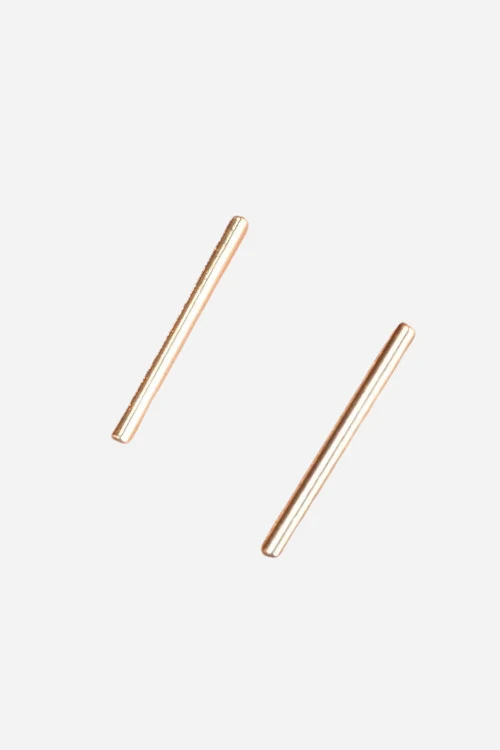 Farrah B Raise The Bar Ear Threaders in Gold