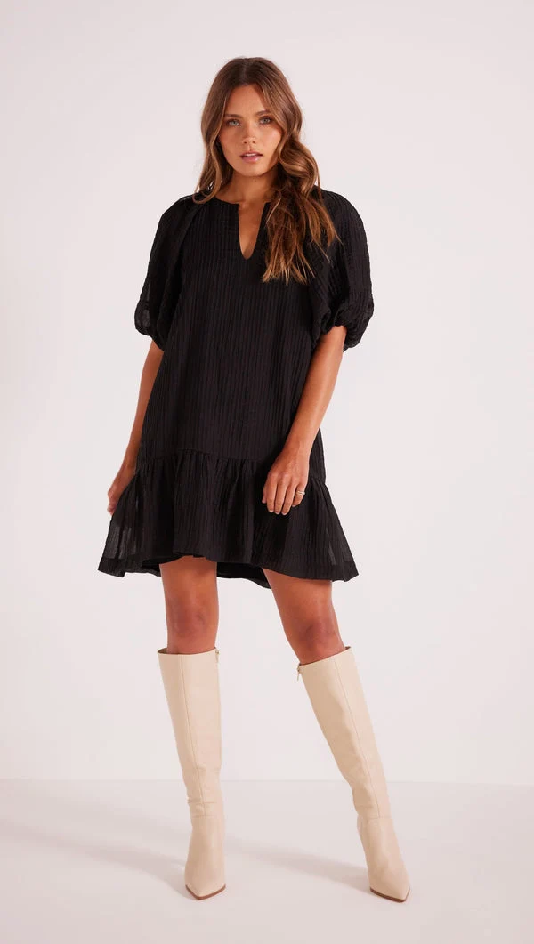 Minkpink Raven Mini Dress in Black - Image 2