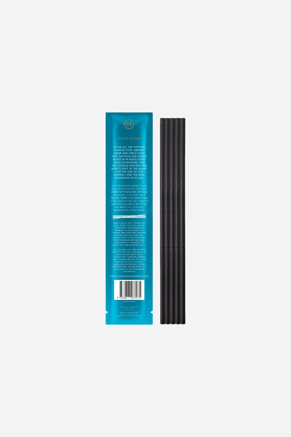Glasshouse Replacement Scent Stems Midnight in Milan - Image 2