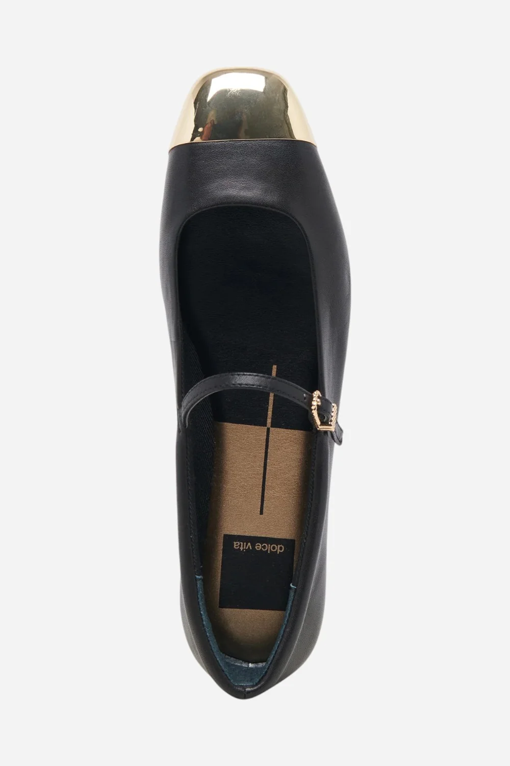 Dolce Vita Reyes Toe Cap in Black Leather - Image 8