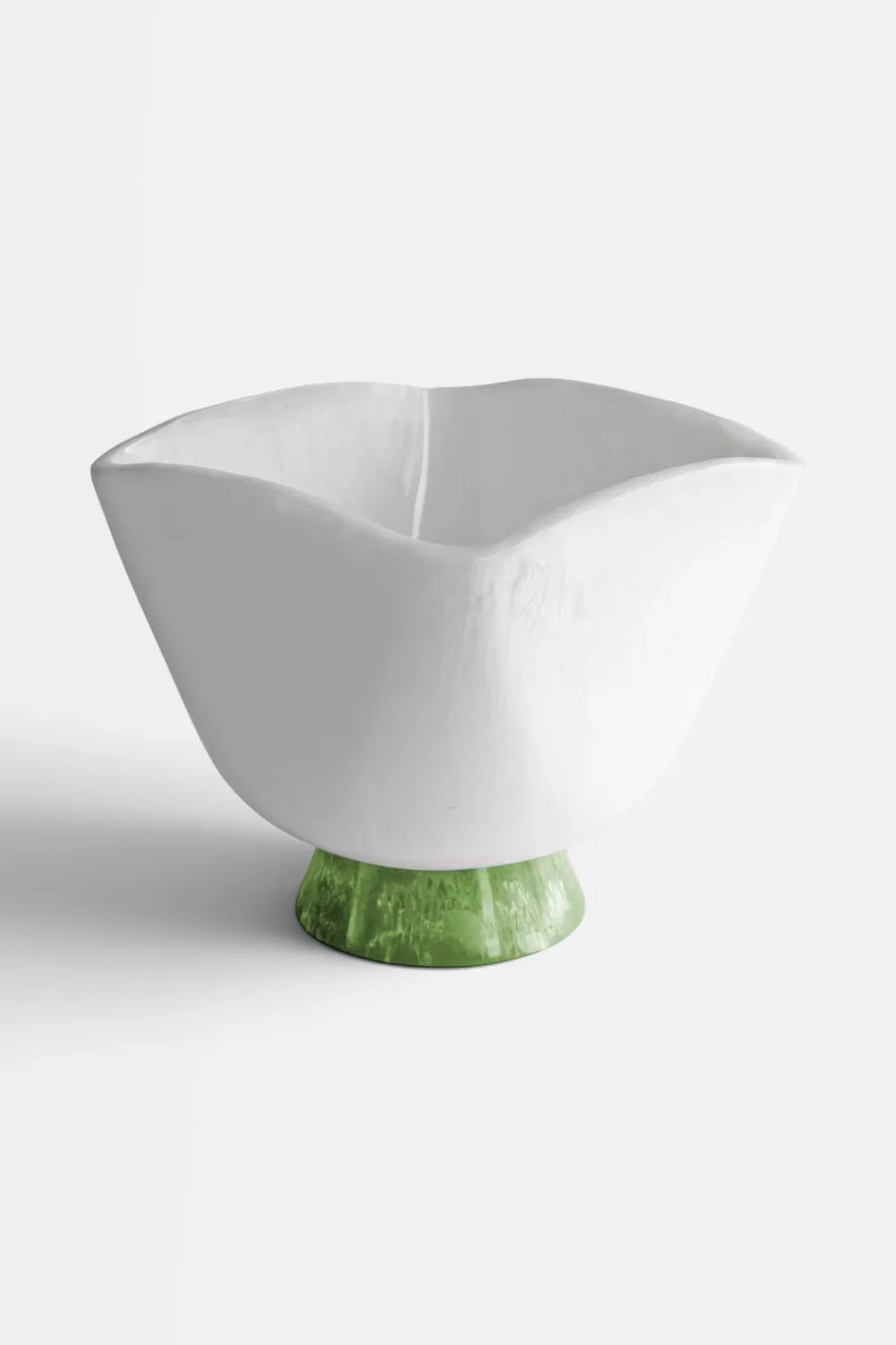 Beatriz Ball Rio Large Wine Bucket in White and Green