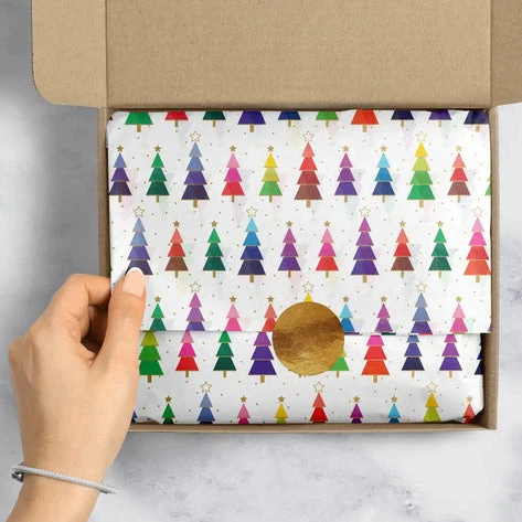 Rainbow Trees Printed Tissue Paper - Image 3