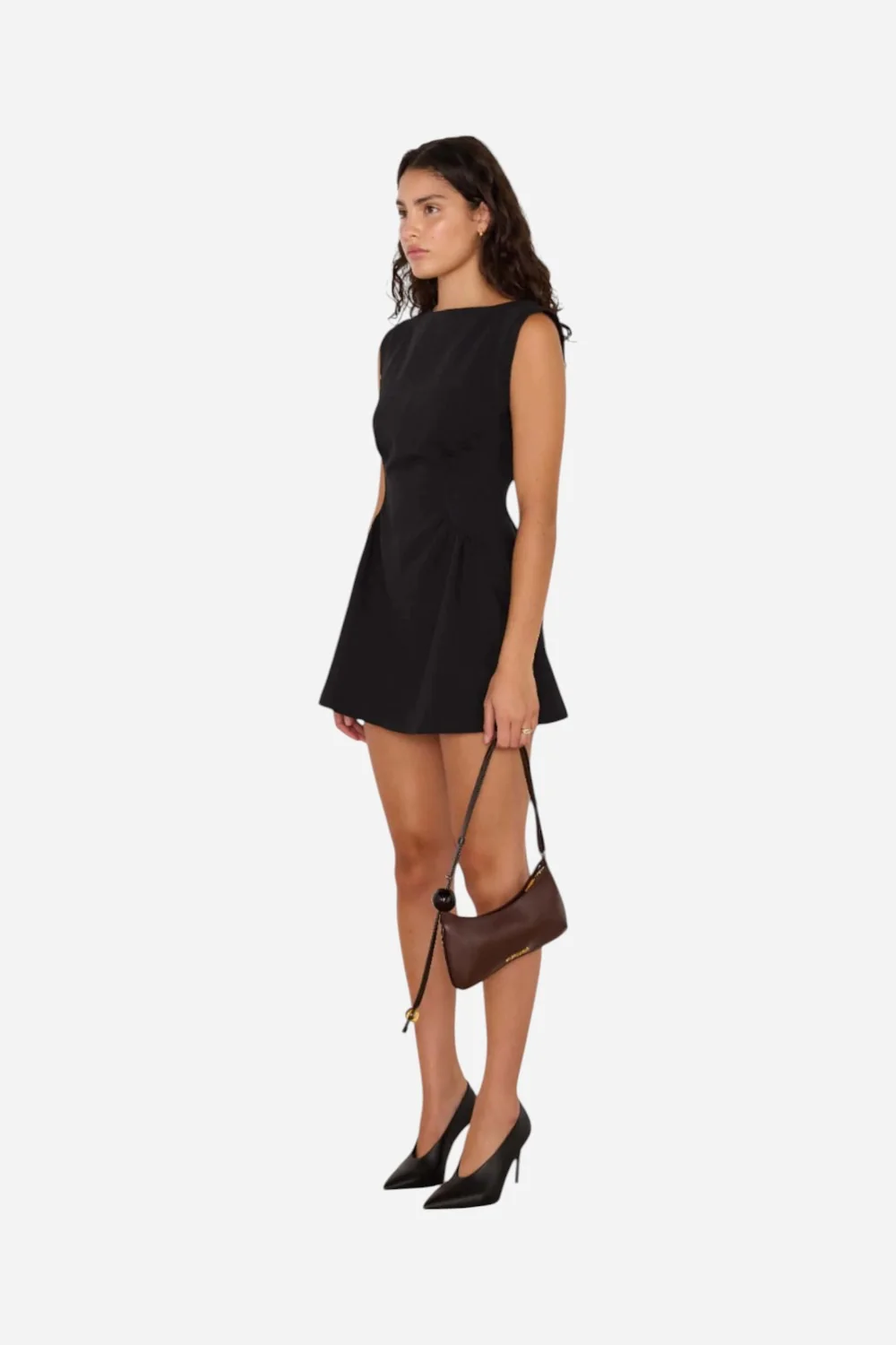 MINKPINK Romy Mini Dress in Black - Image 3