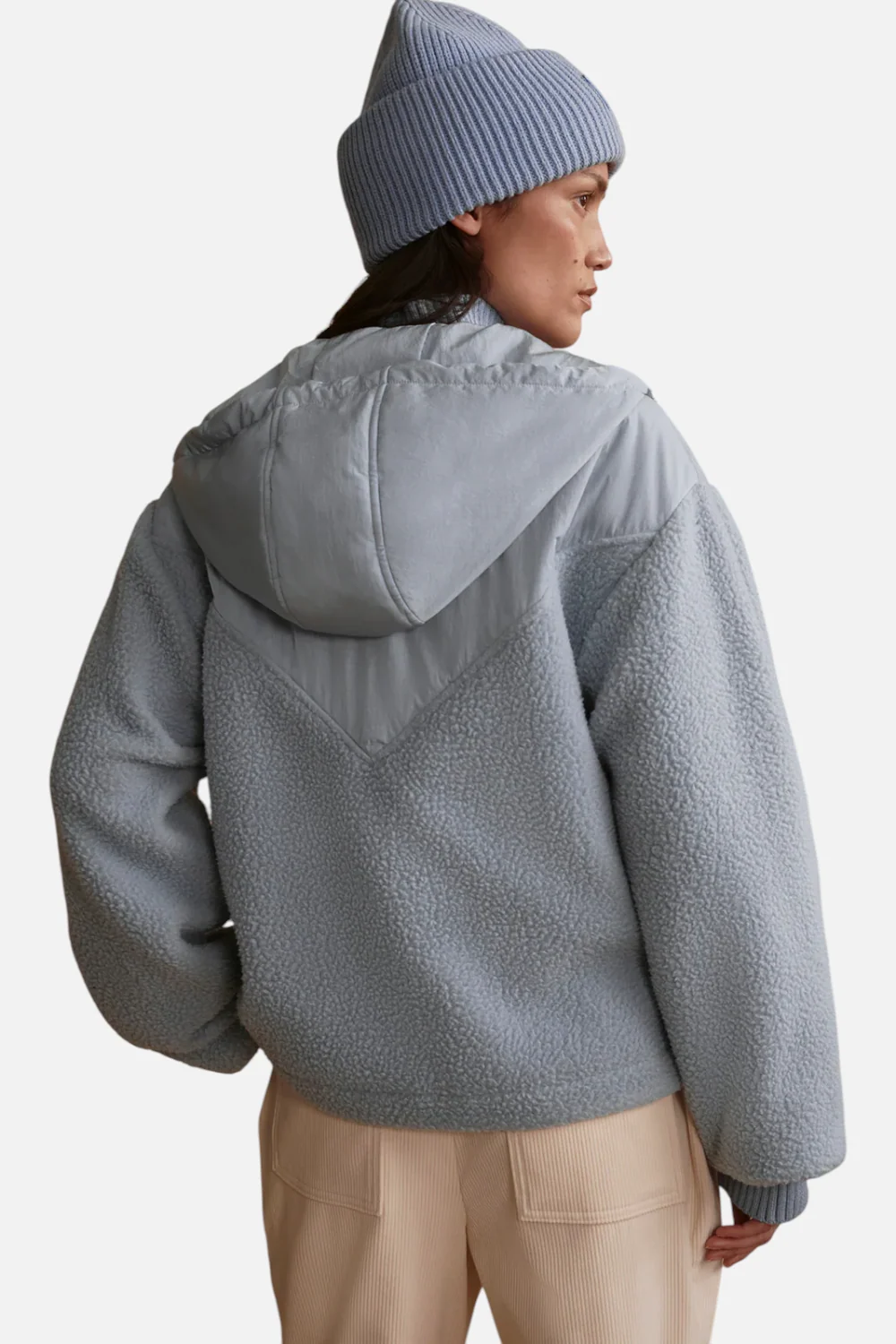 Varley Women's Rosia Fleece Hoodie in Ashley Blue - Image 2