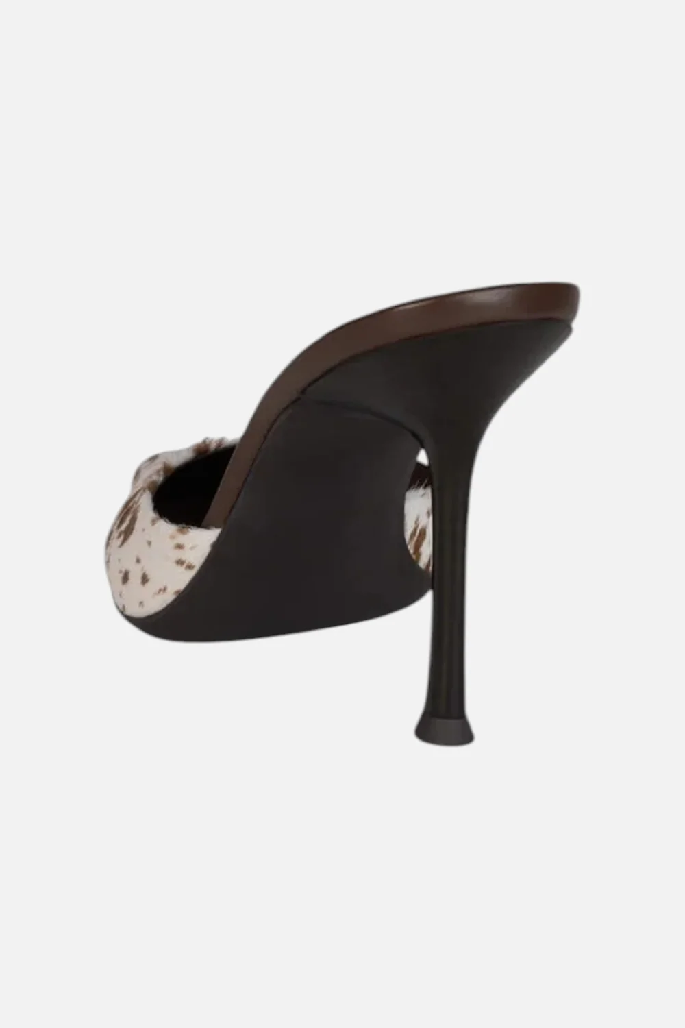 Jeffrey Campbell Robyn-F Heeled Mules in Brown White Cow - Image 3