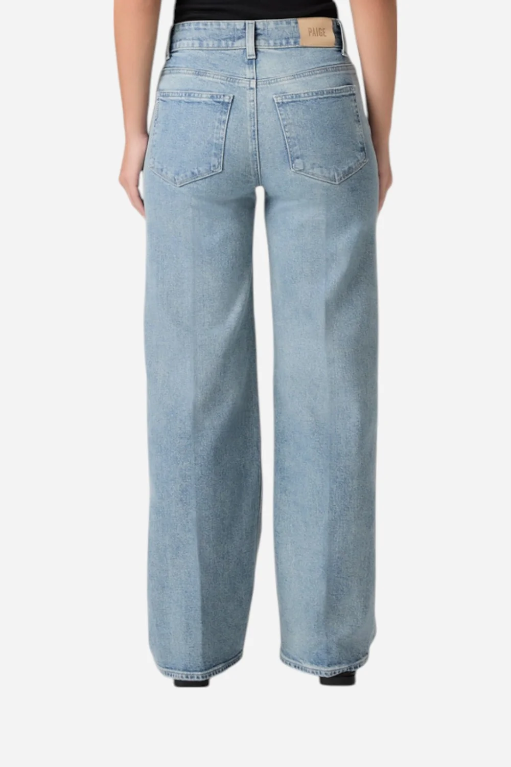 Paige Sasha 32" Wide Leg Jean in Low Key - Image 3