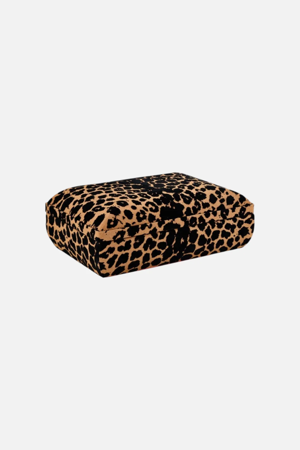 Wolf 1834 Savanna Leopard Print Medium Jewelry Box
