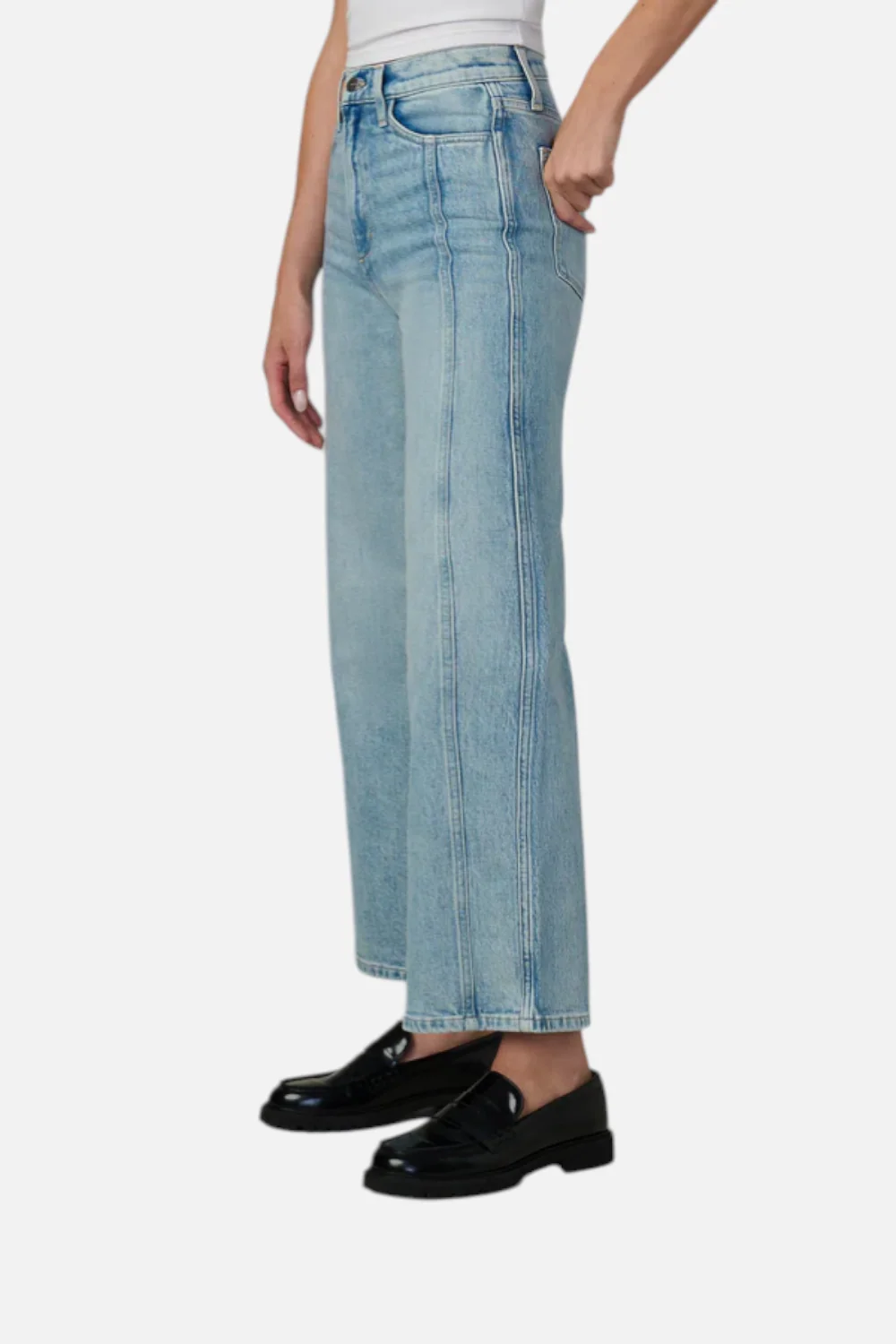 Joes Jeans Women's The Seamed Mia High Rise Wide Leg Ankle in Genuine - Image 3