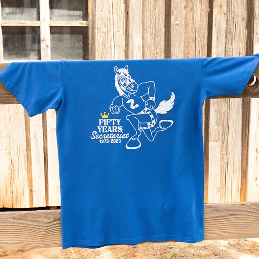 Secretariat Big Red Short Sleeve in Royal Blue - Image 3