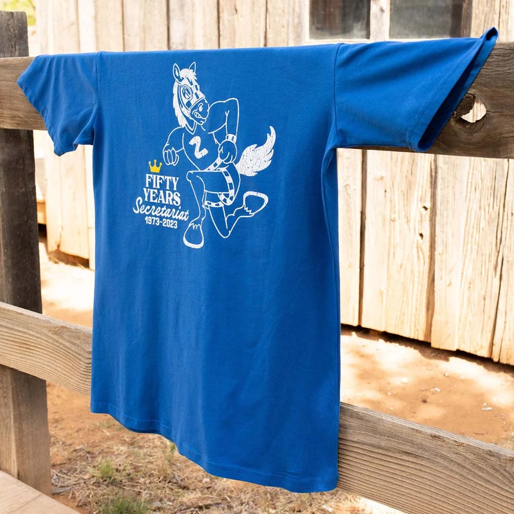 Secretariat Big Red Short Sleeve in Royal Blue - Image 4