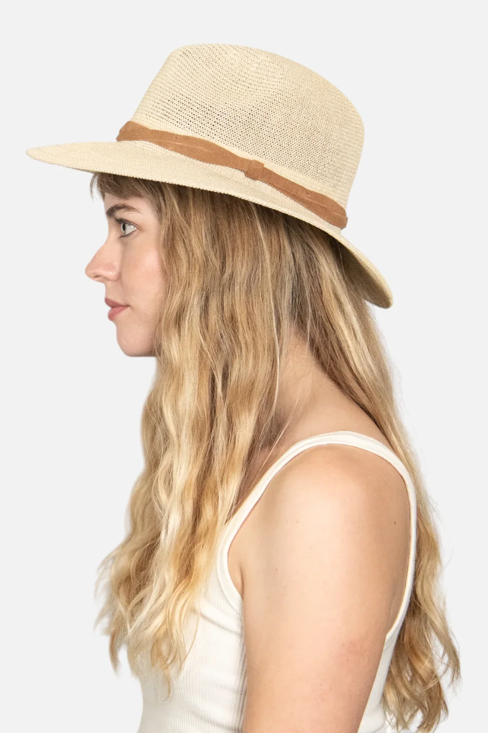 Wyeth Hats Sedona Straw Panama Wide Brim Hat in Natural - Image 4