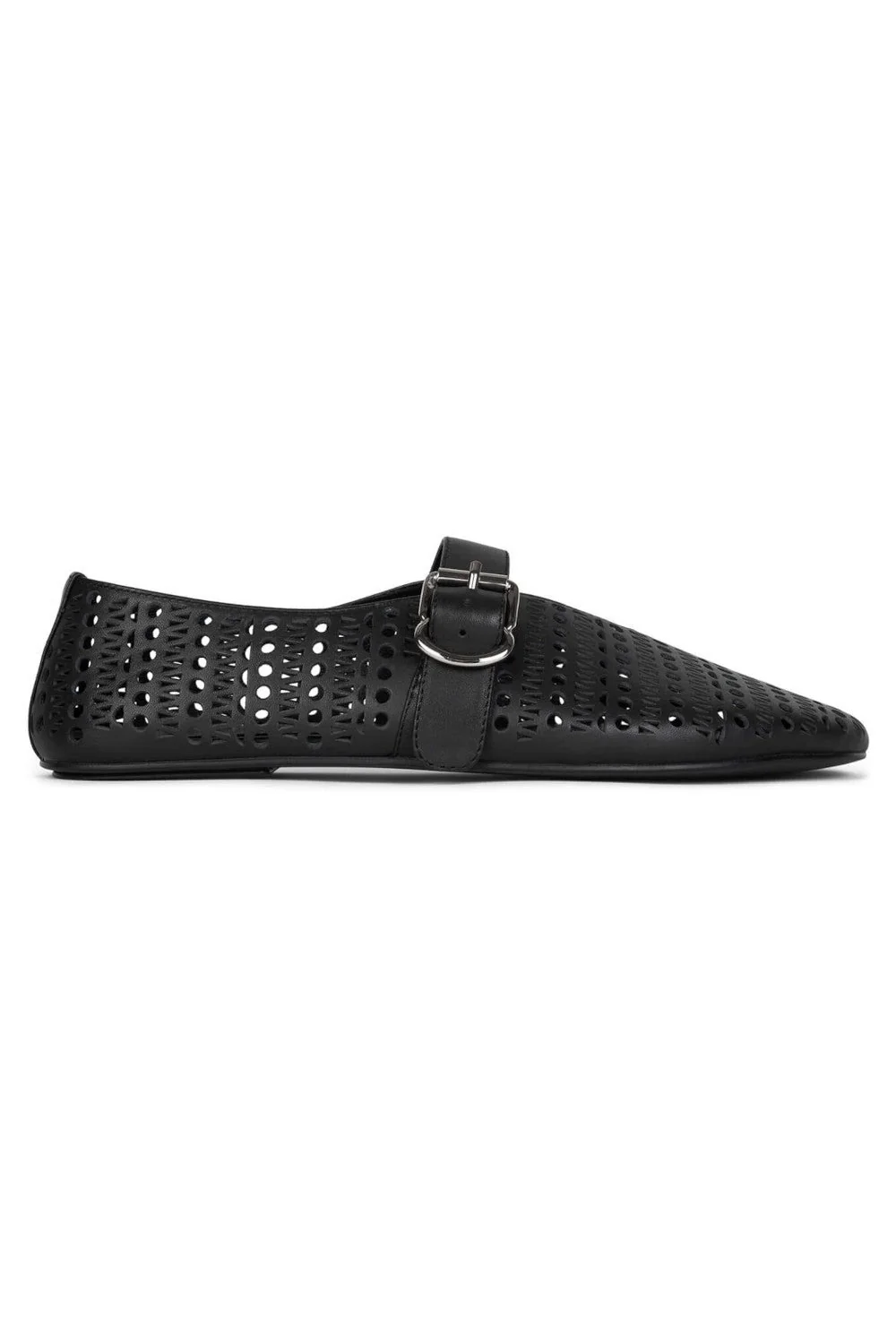 Jeffrey Campbell Shelly-LSR Flats in Black - Image 2