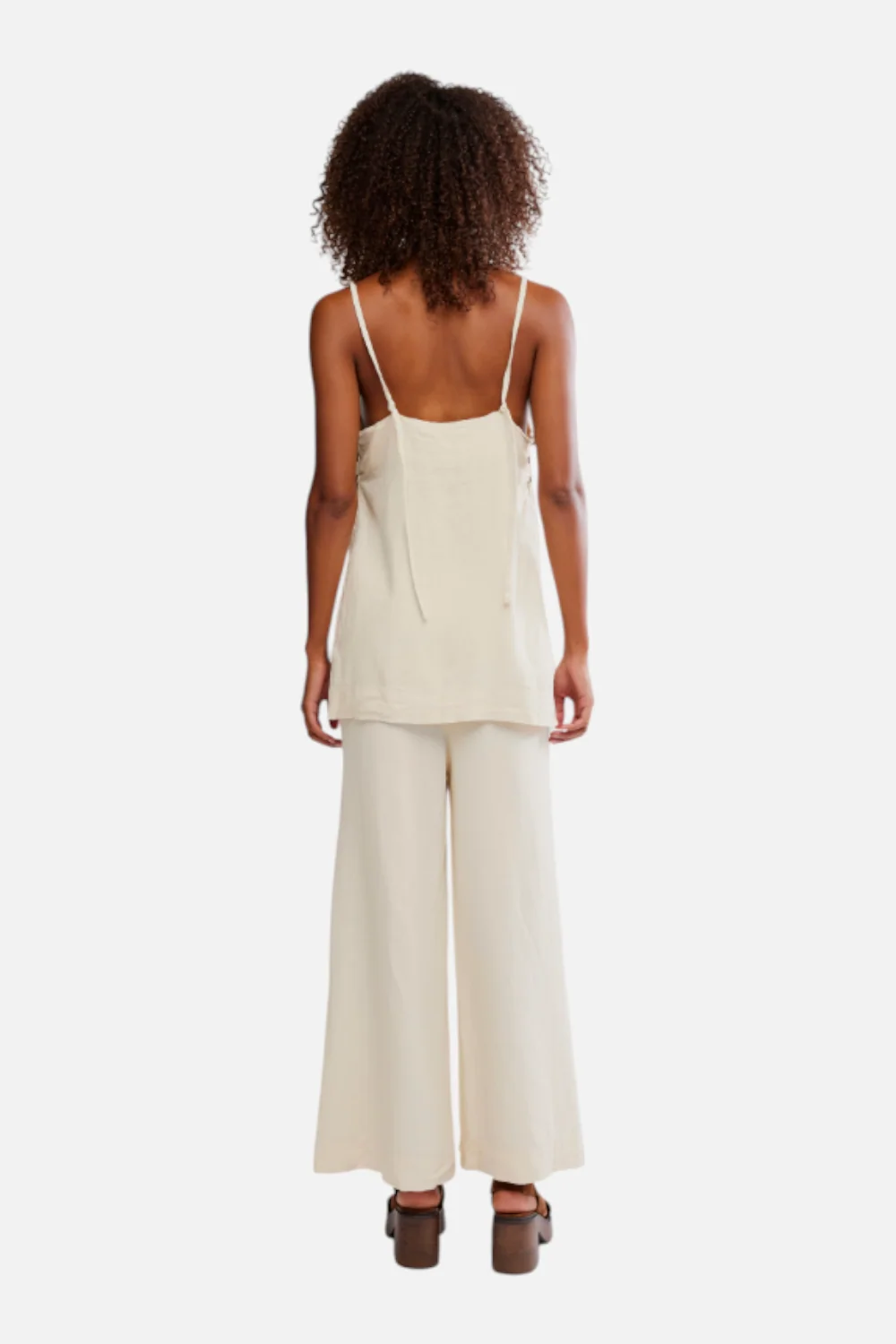 Free People Women's Sightseer Linen Set in Tea Cookie - Image 3