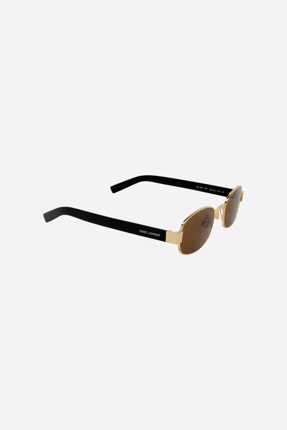 Saint Laurent Oval Sunglasses - Sl 706-001 53 - Image 4