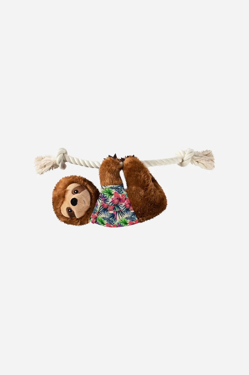 Fringe Studio Sloth Let's Hang Out Dog Toy