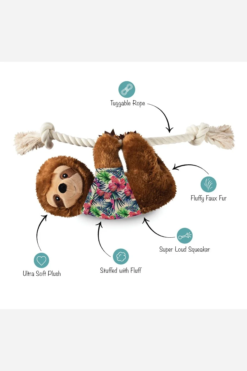 Fringe Studio Sloth Let's Hang Out Dog Toy - Image 2