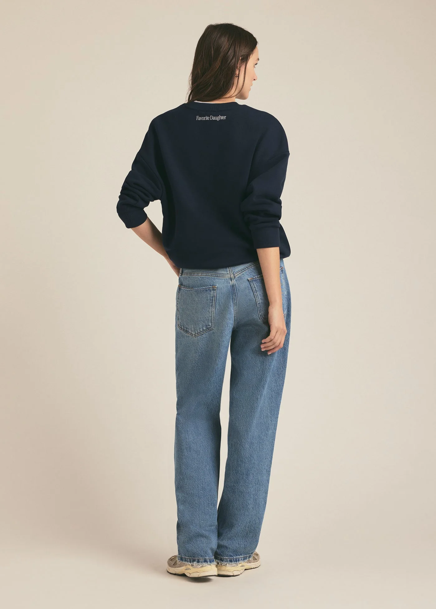 Favorite Daughter Sports Mom Sweatshirt in Navy - Image 5