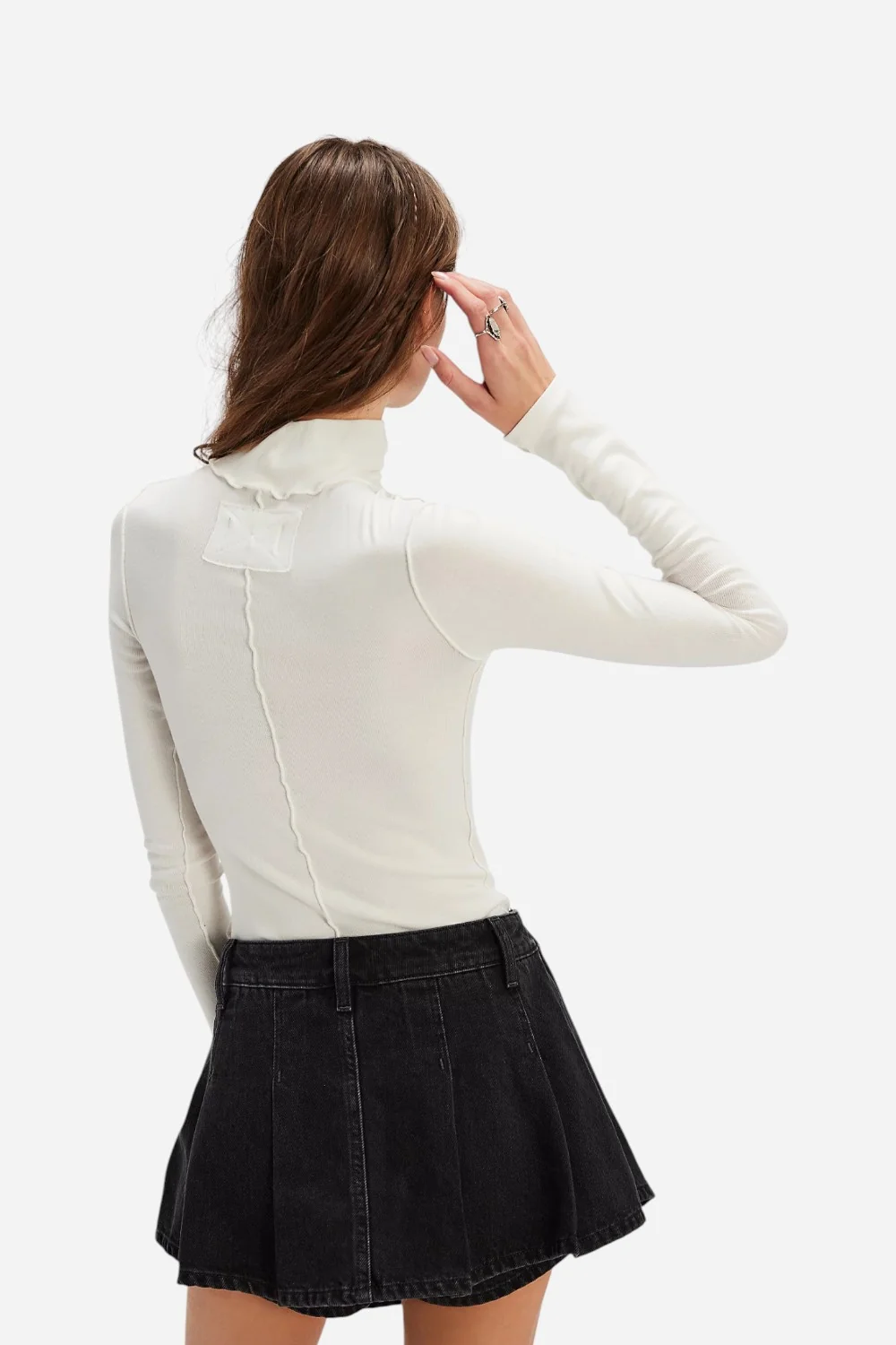 Free People We the Free Stephie Denim Skort In The City - Image 3