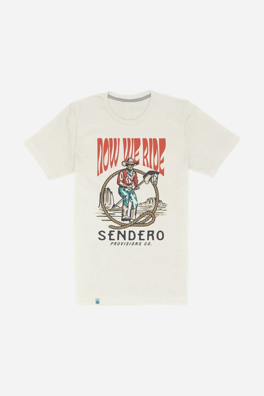 Sendero Stick Horse T-Shirt White