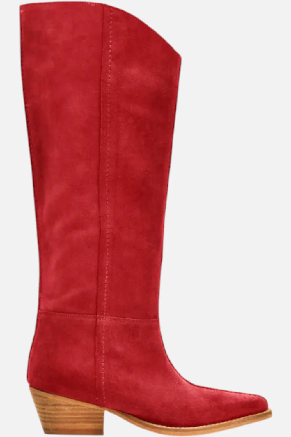 Free People Women's Sway Low Slouch Boots 2.0 in Red - Image 4