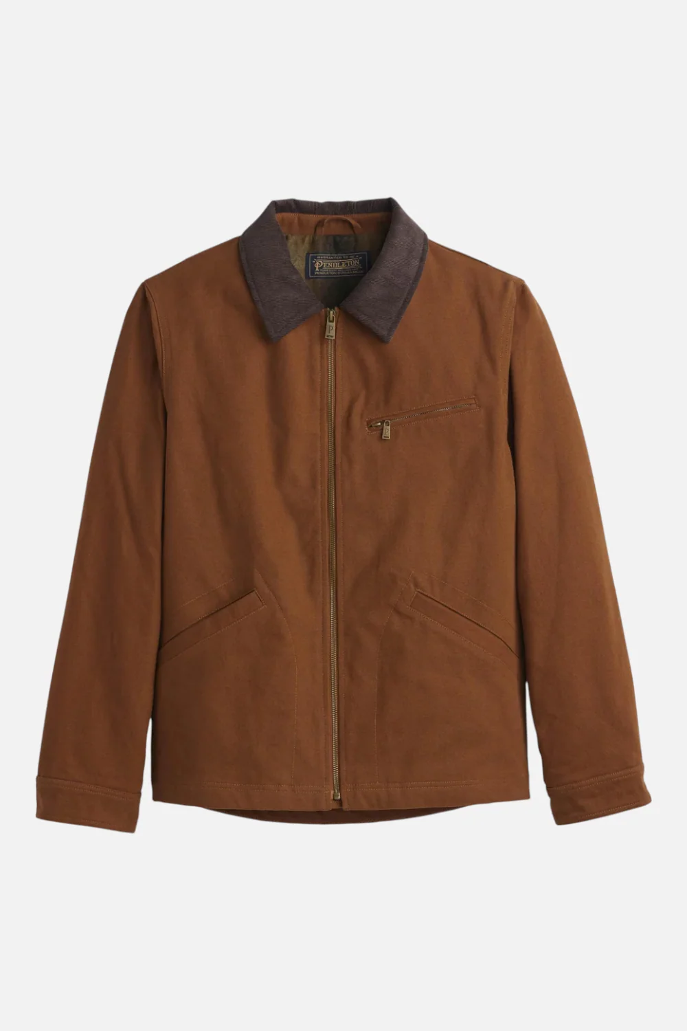 Pendleton Tahoma Canvas Trucker Jacket in Whiskey