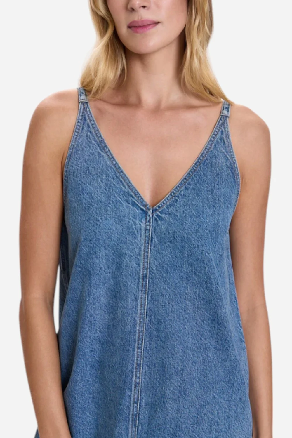 Pistola Tavi Pop Over Dress in Palms - Image 3
