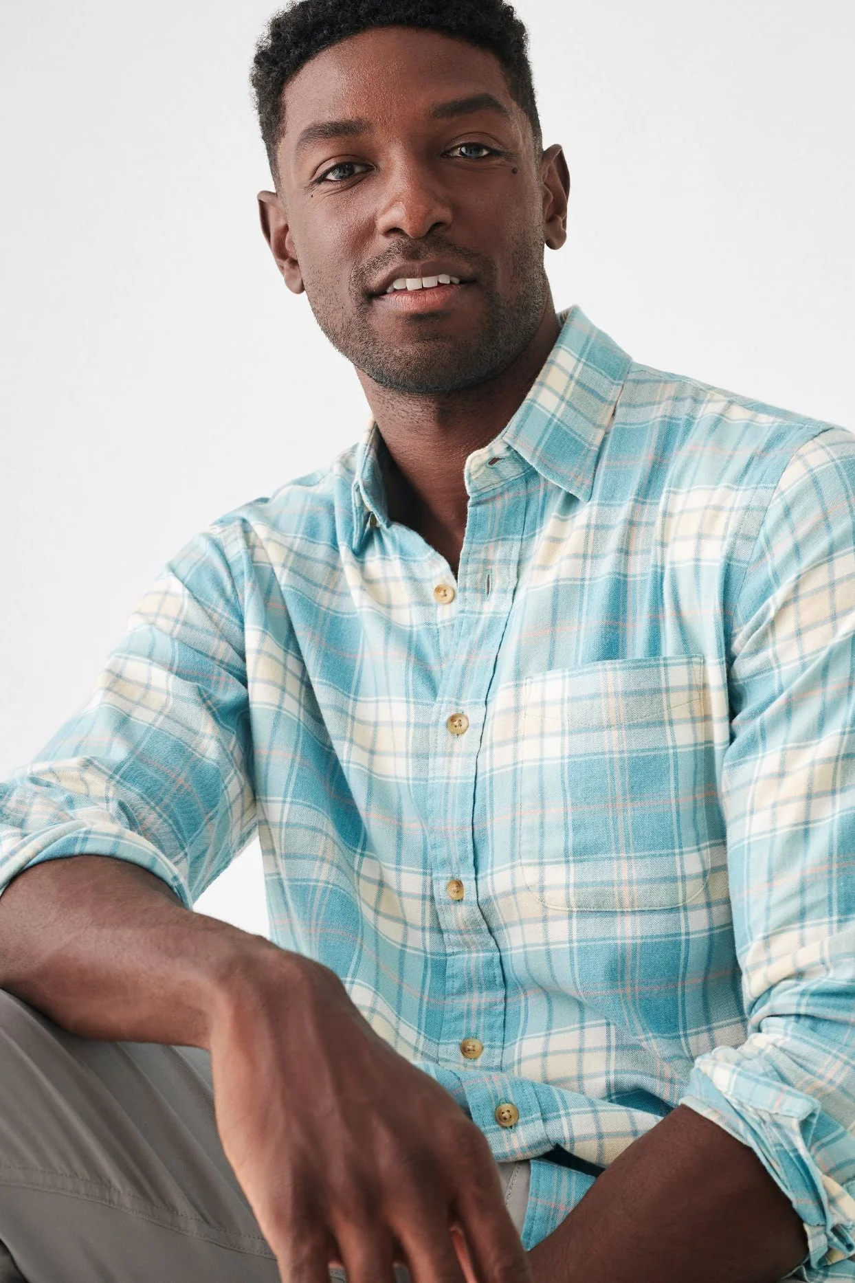 Faherty The All Time Shirt in Westport Plaid