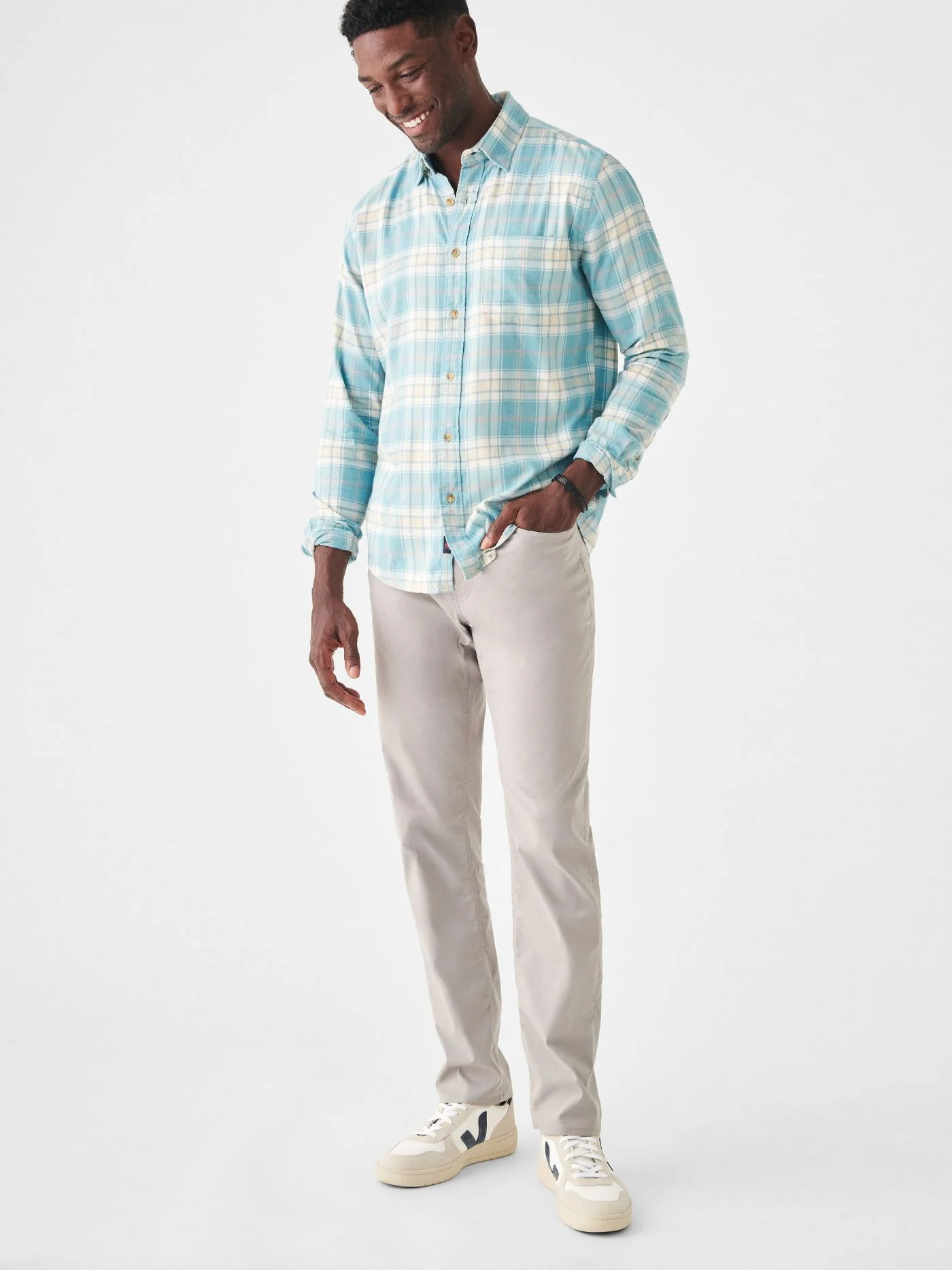 Faherty The All Time Shirt in Westport Plaid - Image 6