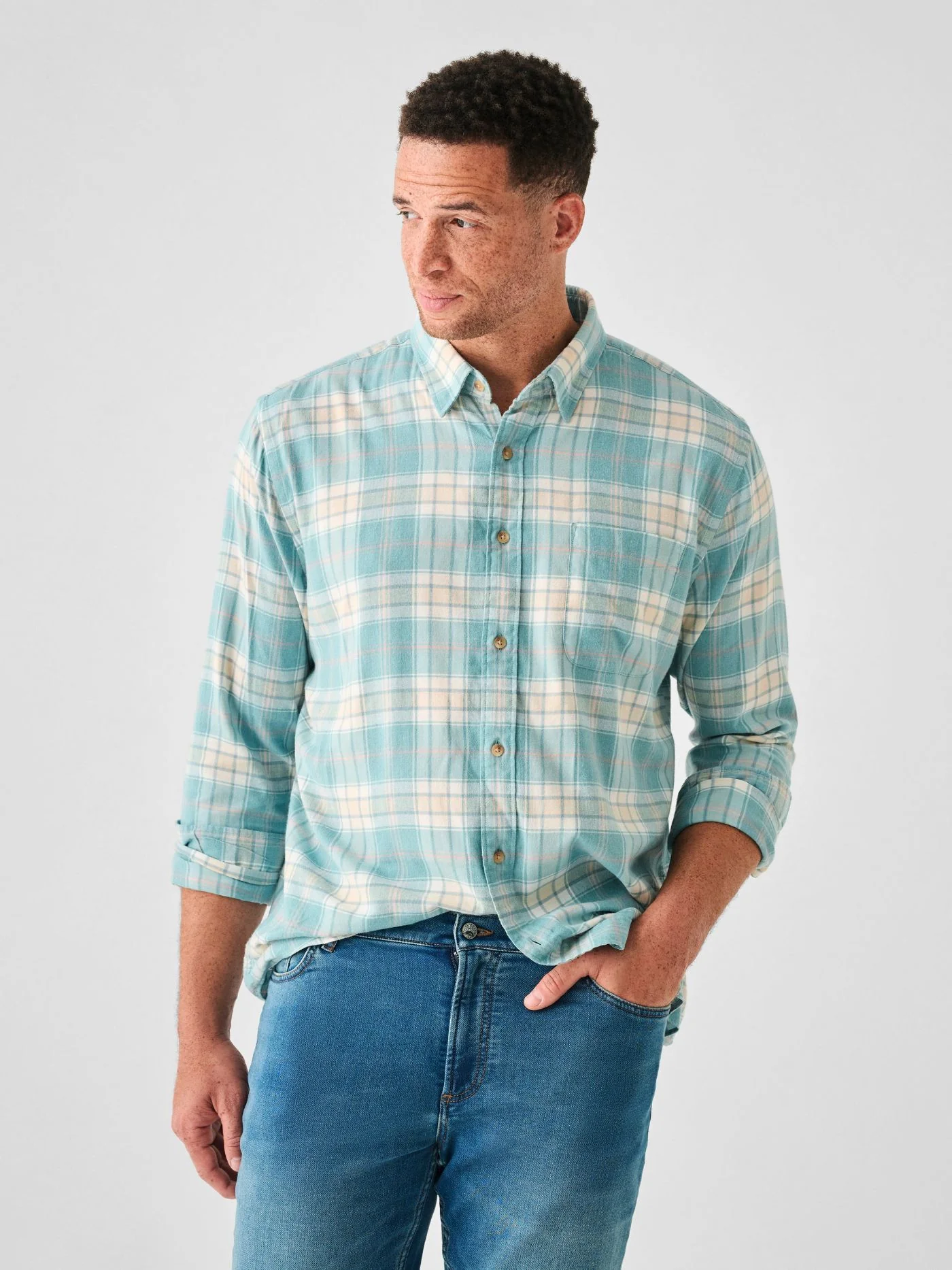 Faherty The All Time Shirt in Westport Plaid - Image 8