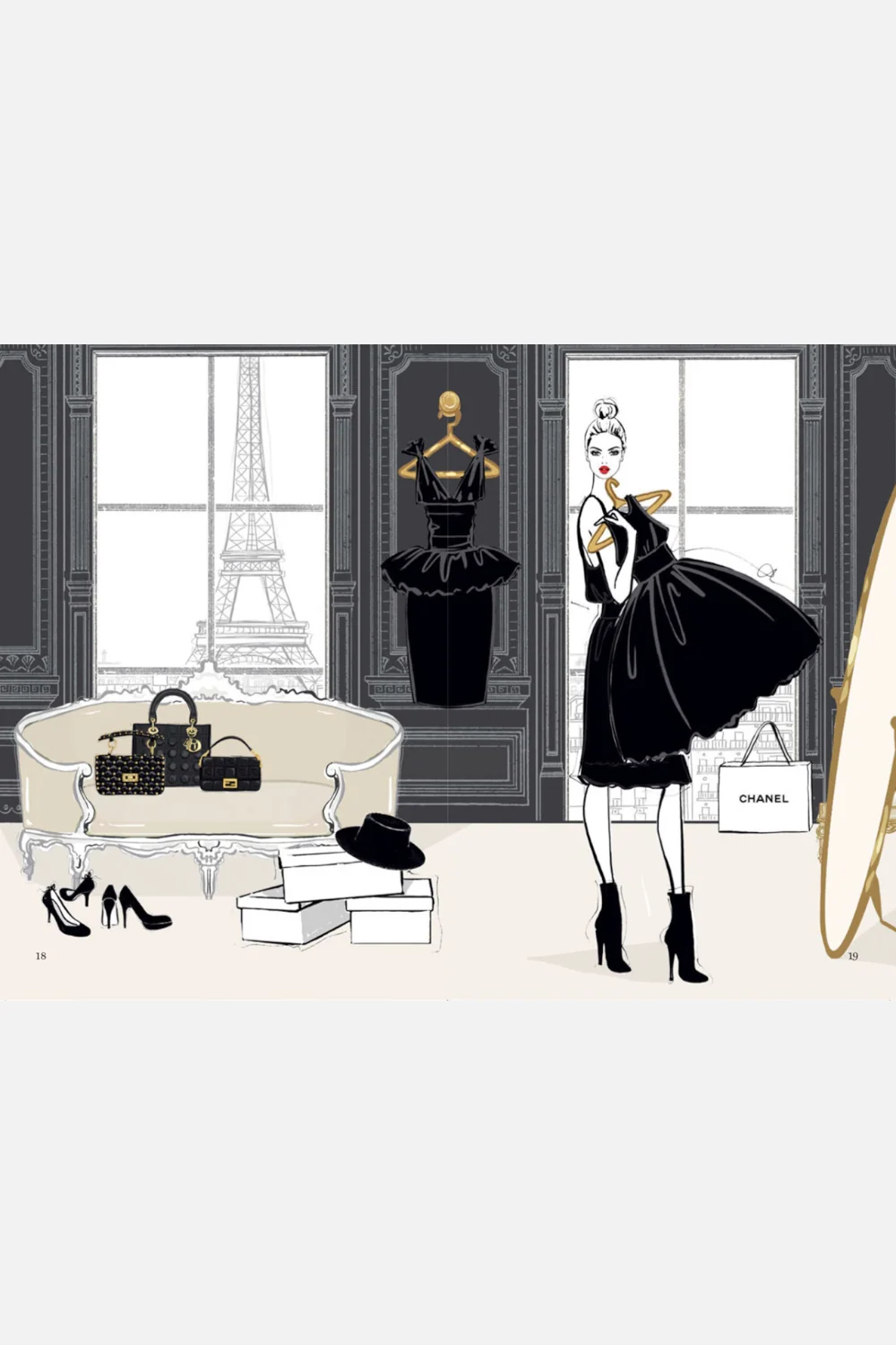 The Little Black Dress: Megan Hess Print Book - Image 3