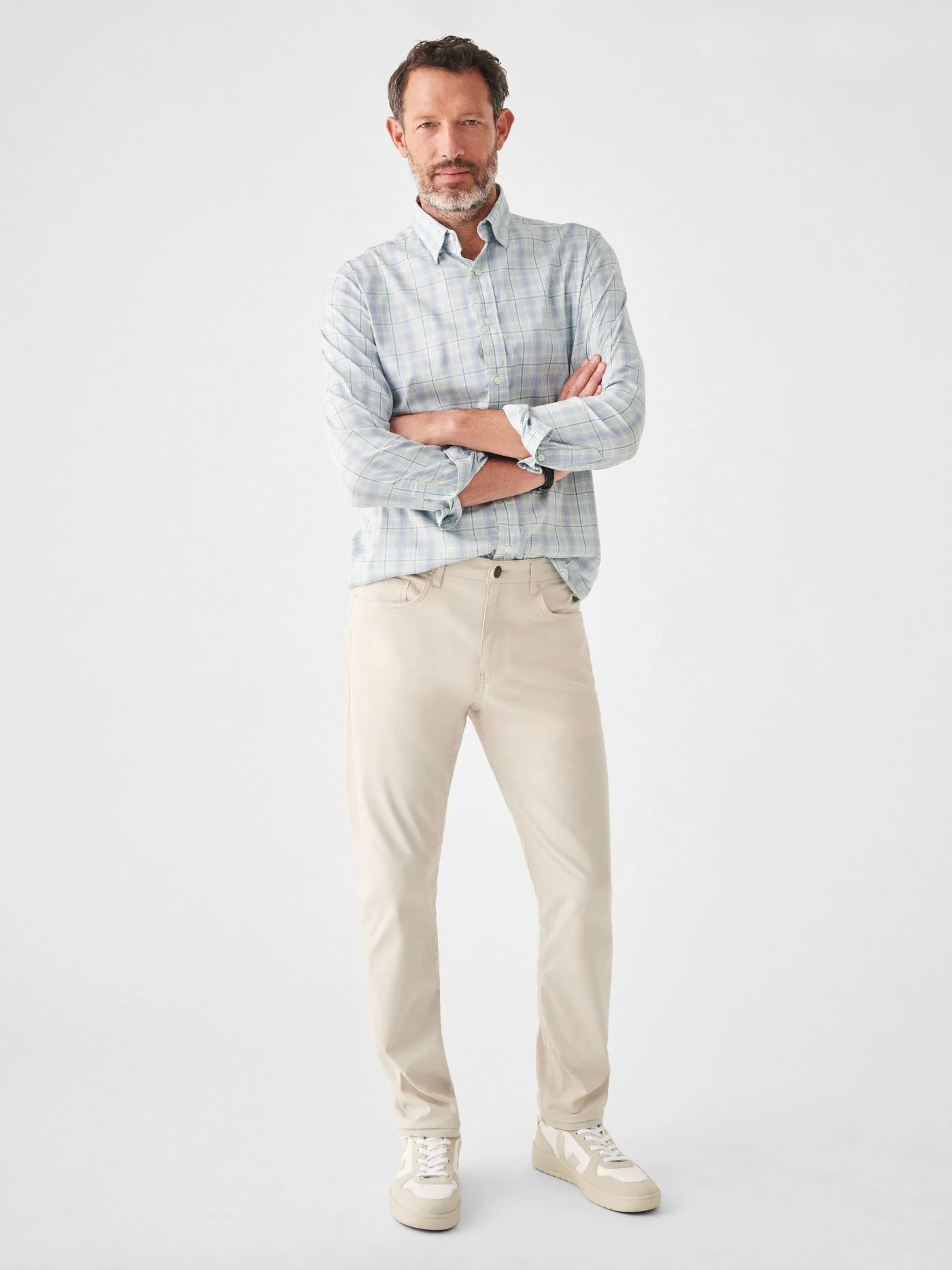 Faherty The Movement Shirt in Beach Cove Plaid - Image 3