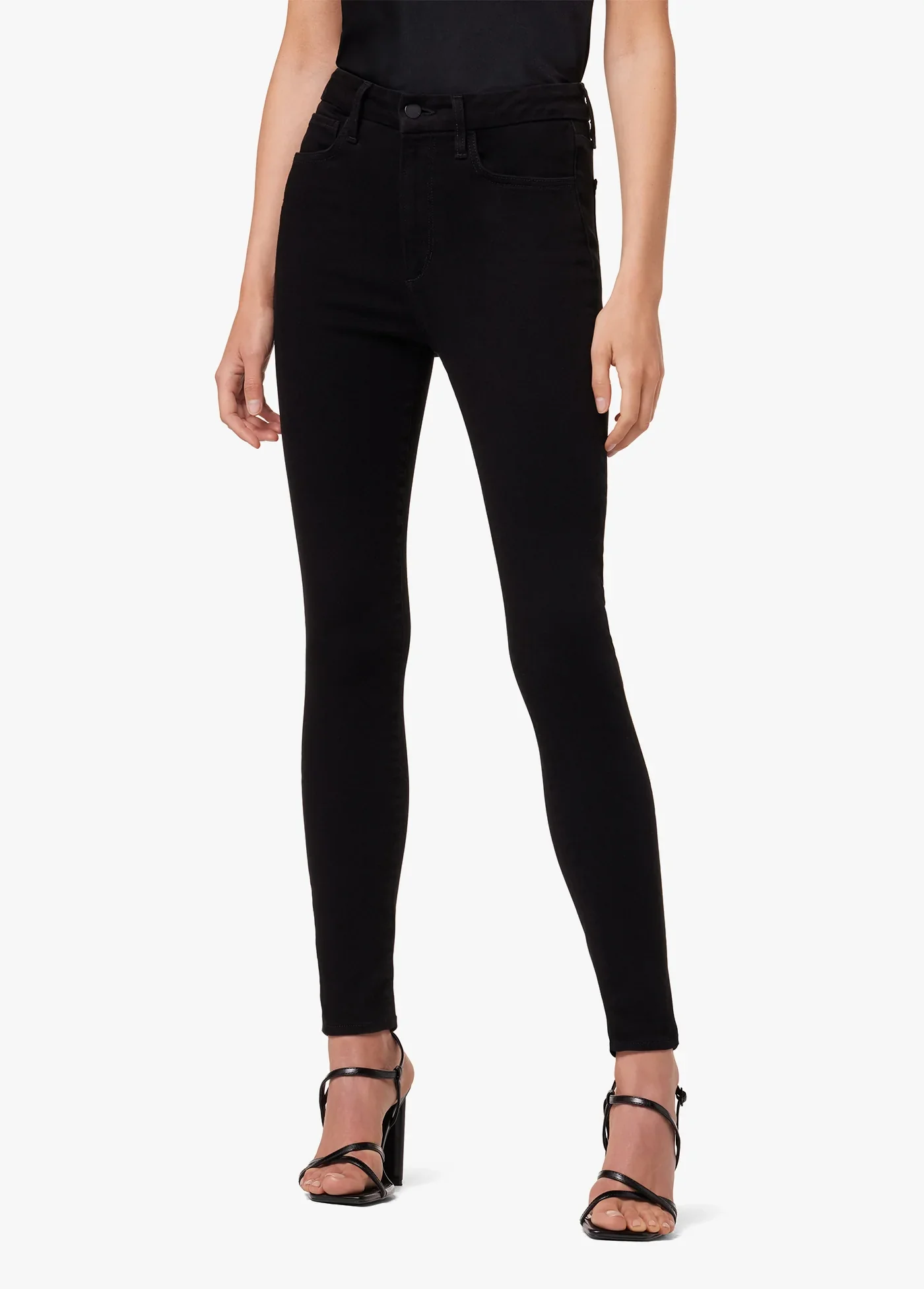 Joes Jeans The Snapback Hi Honey Skinny Jeans, Black