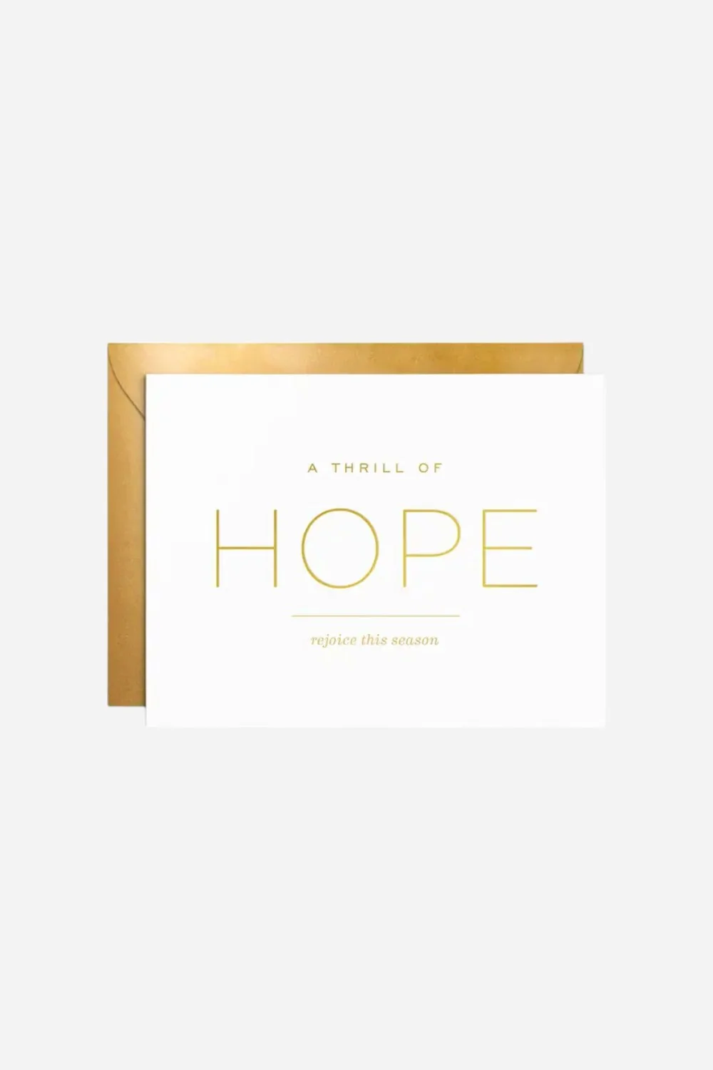 Thrill Of Hope Holiday Greeting Card