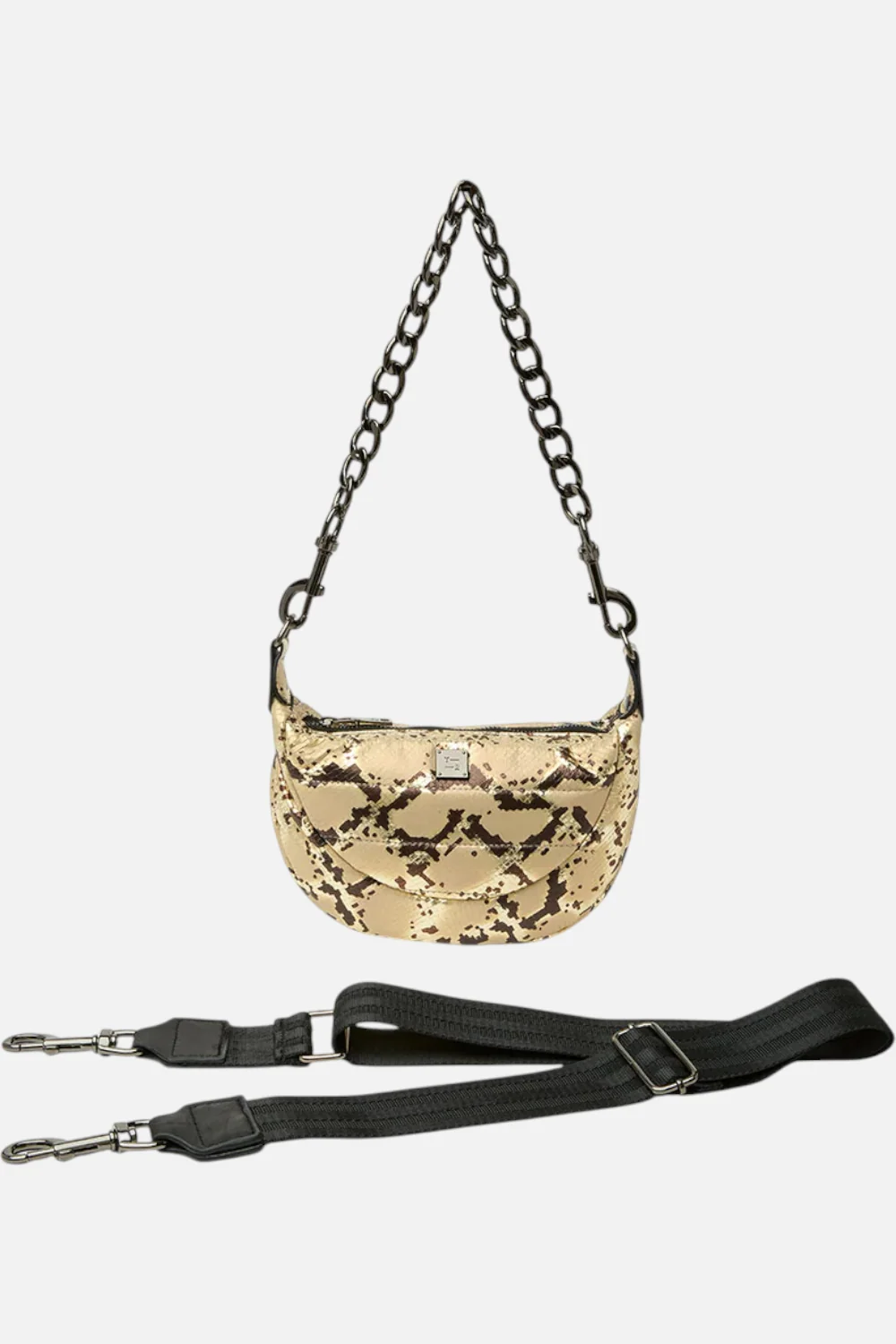Tiny Dancer Shoulder Bag in Python Luxe
