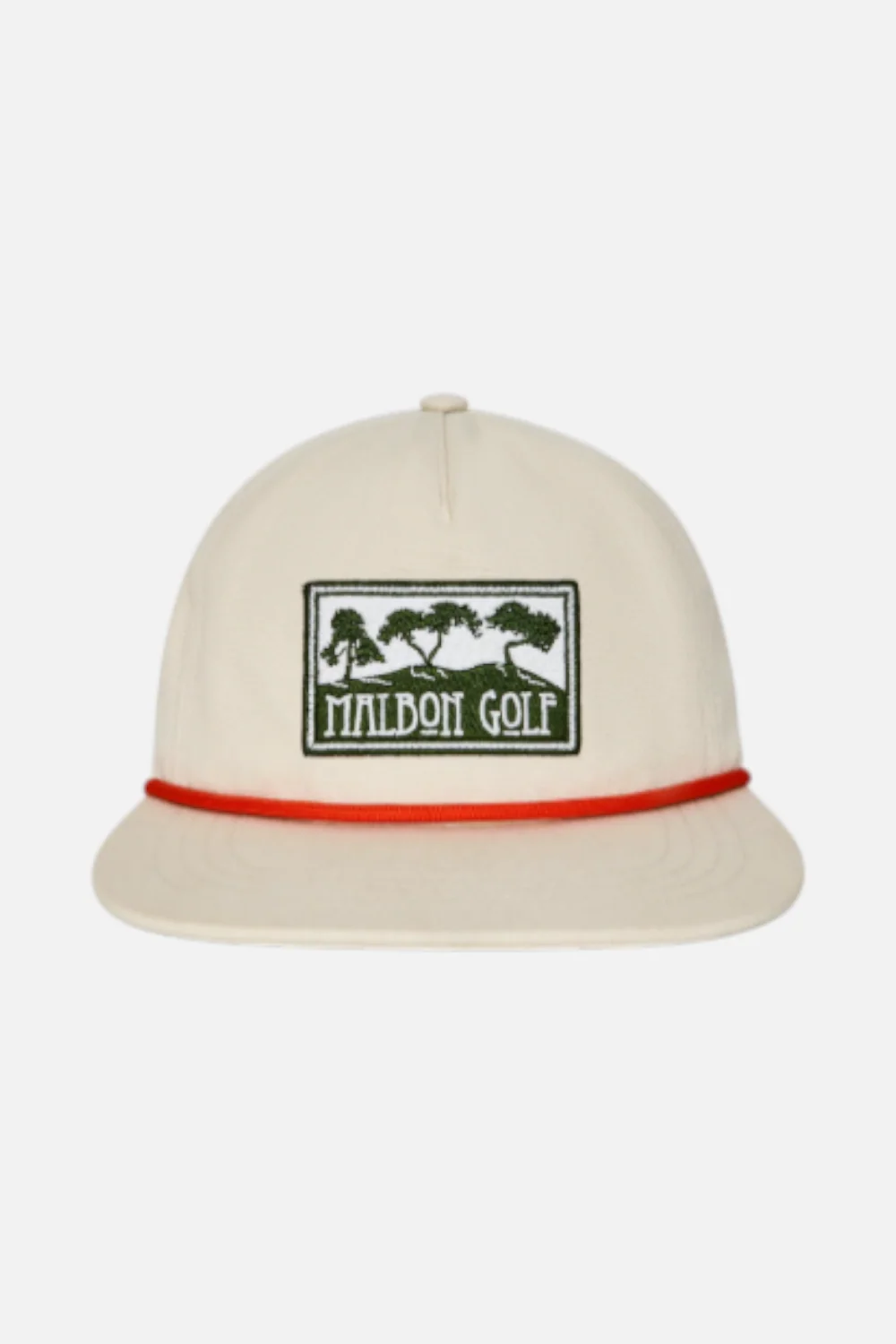 Malbon Golf Torrey Pines Rope Hat in Egret