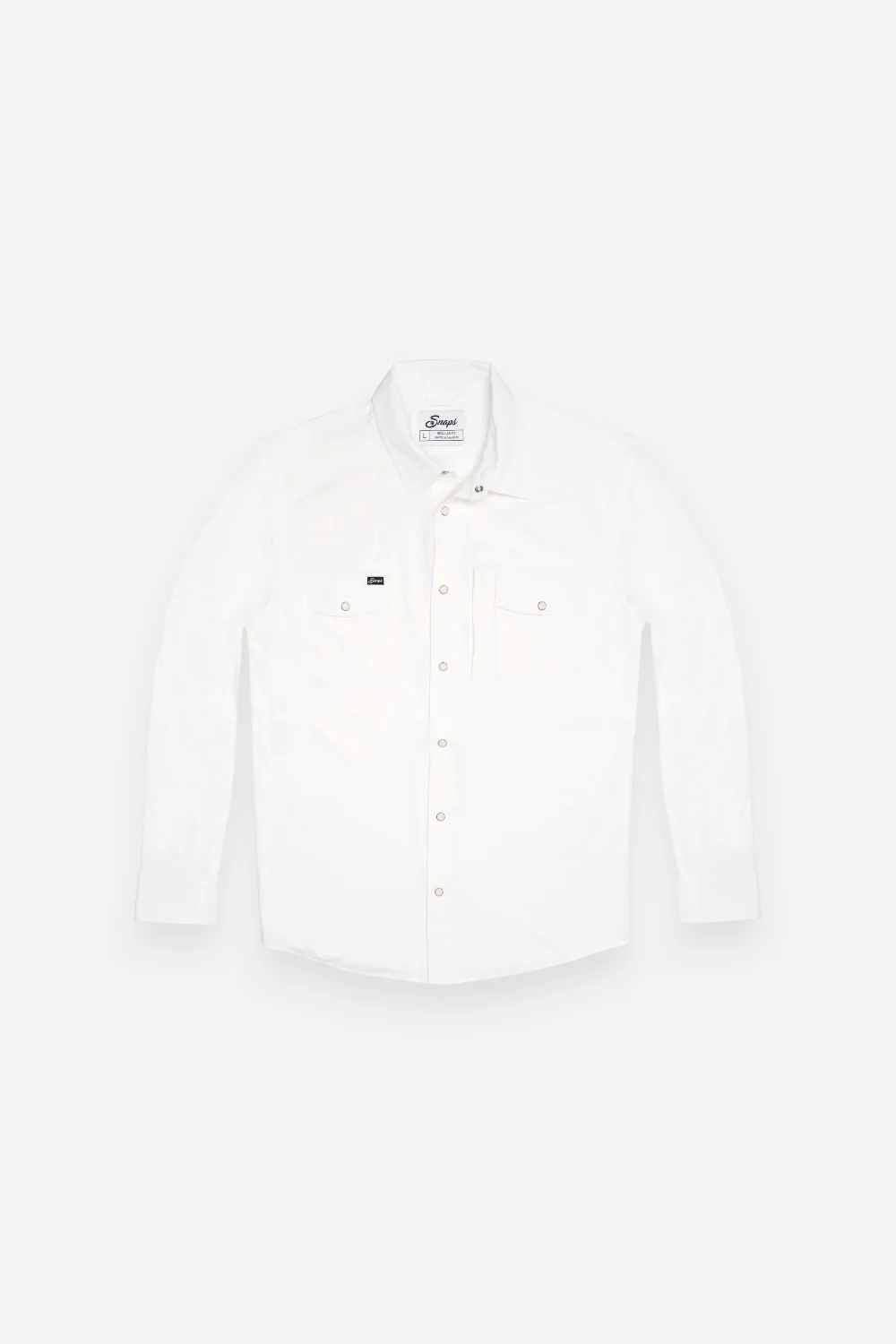Snaps Clothing Inc. Traveler Long Sleeve in White