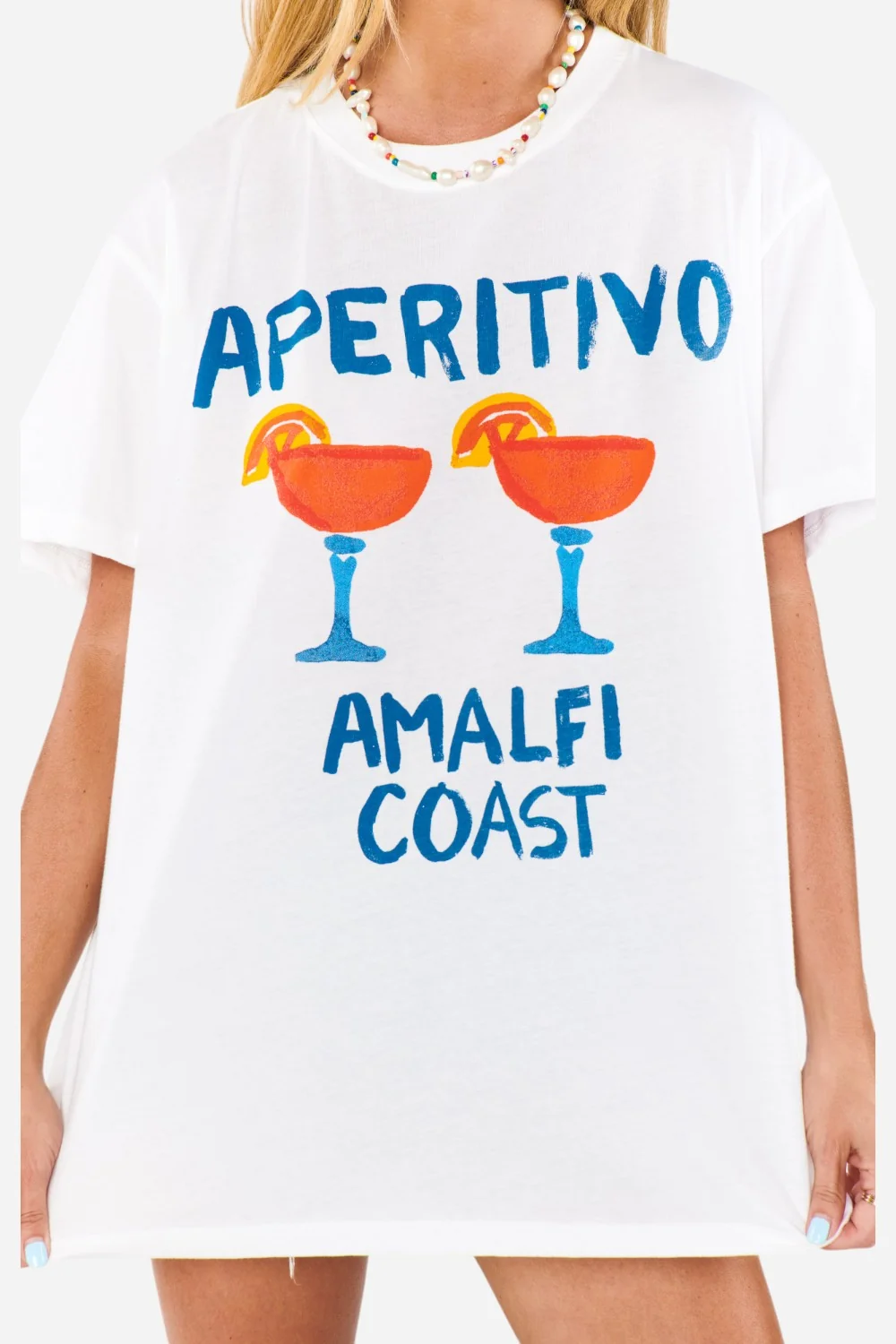 Show Me Your Mumu Travis Tee in Aperitivo Graphic - Image 2