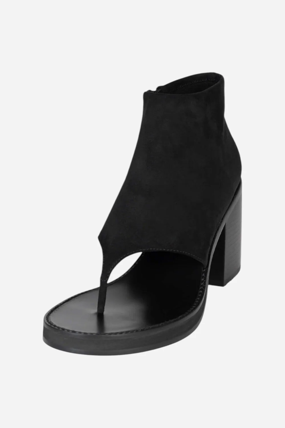 Jeffrey Campbell Trust Ankle Sandal in Black Suede - Image 2