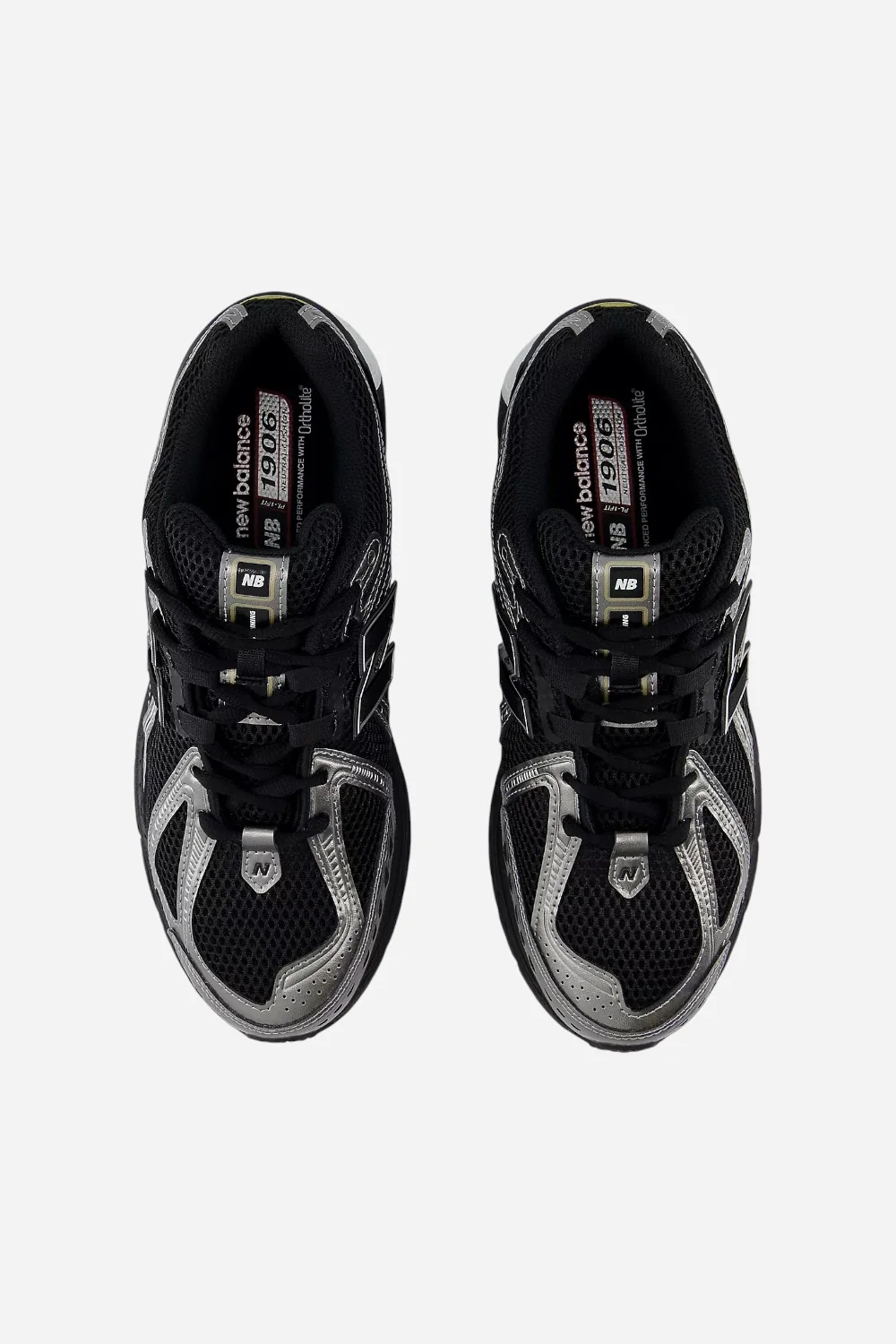 Men's New Balance 1906R in Black, Silver and Gold Metallic - Image 4
