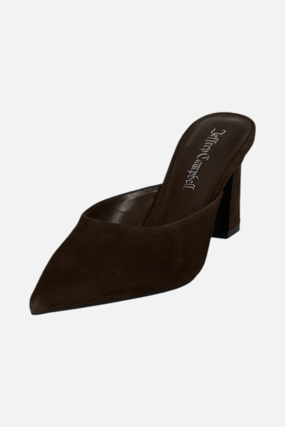 Jeffrey Campbell Women's Unamused Heeled Mule in Brown Suede - Image 2