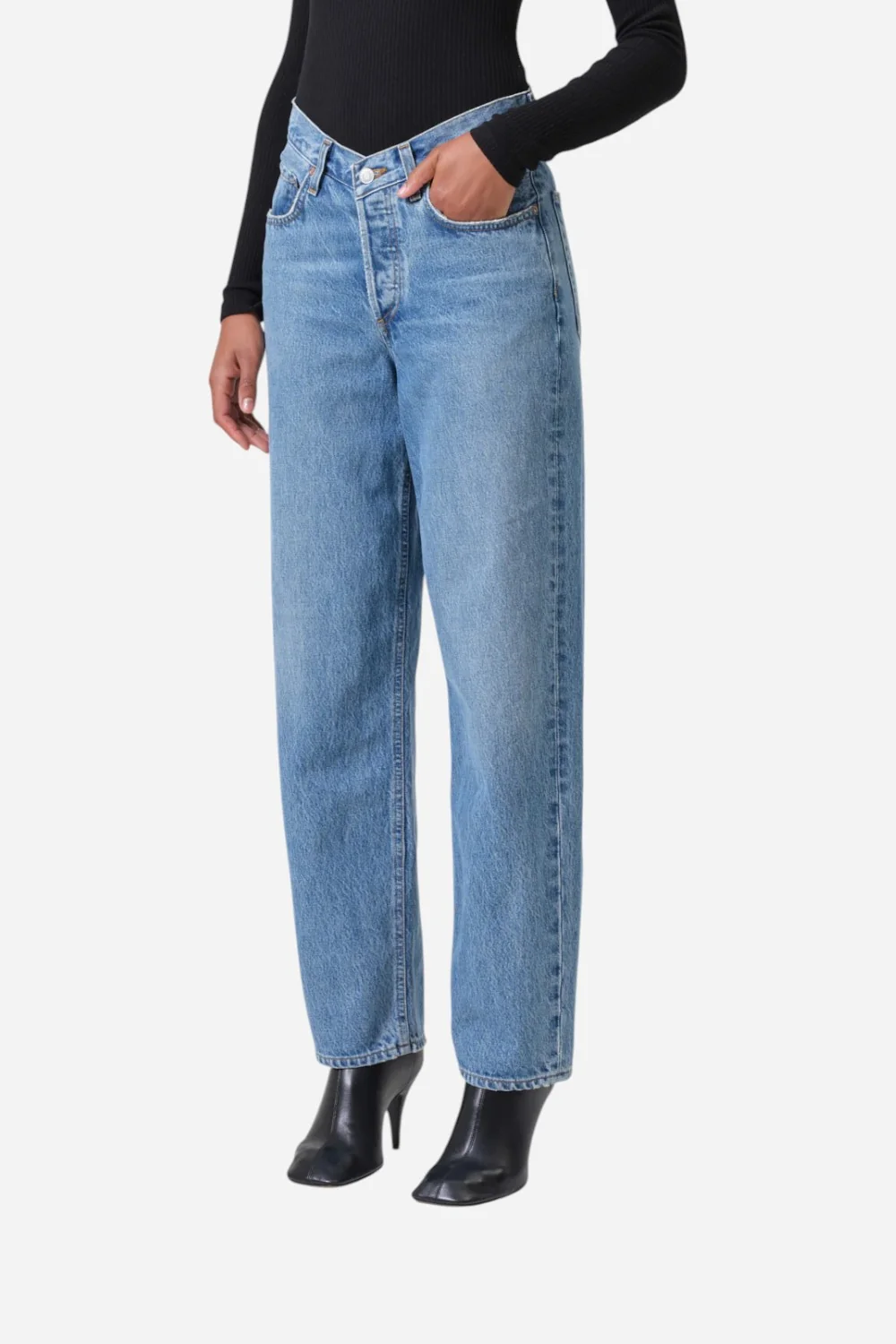 Agolde V-Waist Baggy in Fairway - Image 2