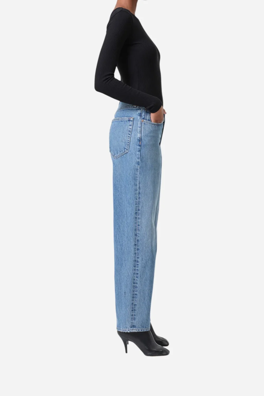 Agolde V-Waist Baggy in Fairway - Image 3