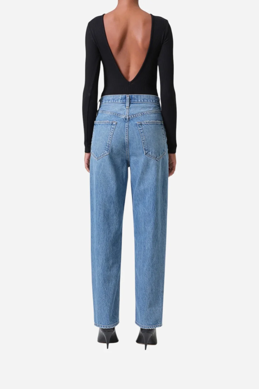 Agolde V-Waist Baggy in Fairway - Image 4