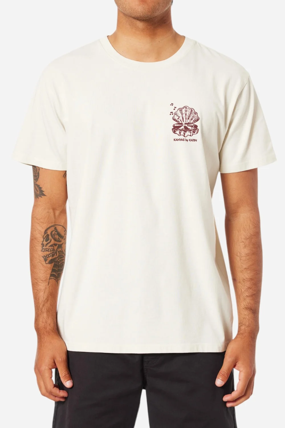 Katin Vibrations Tee in Vintage White - Image 2