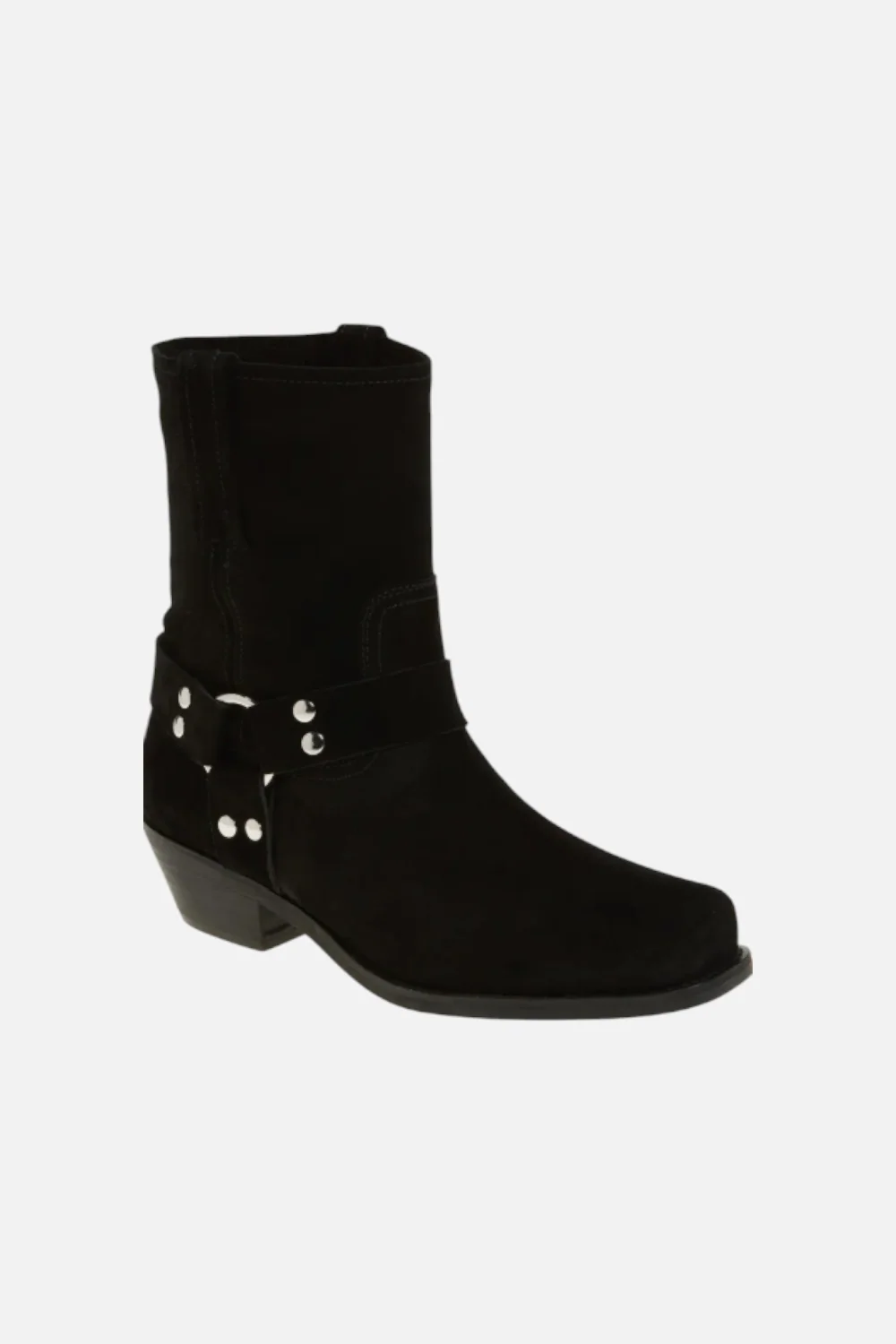 Jeffrey Campbell Women's Waylon Harness Boot in Black Suede - Image 2