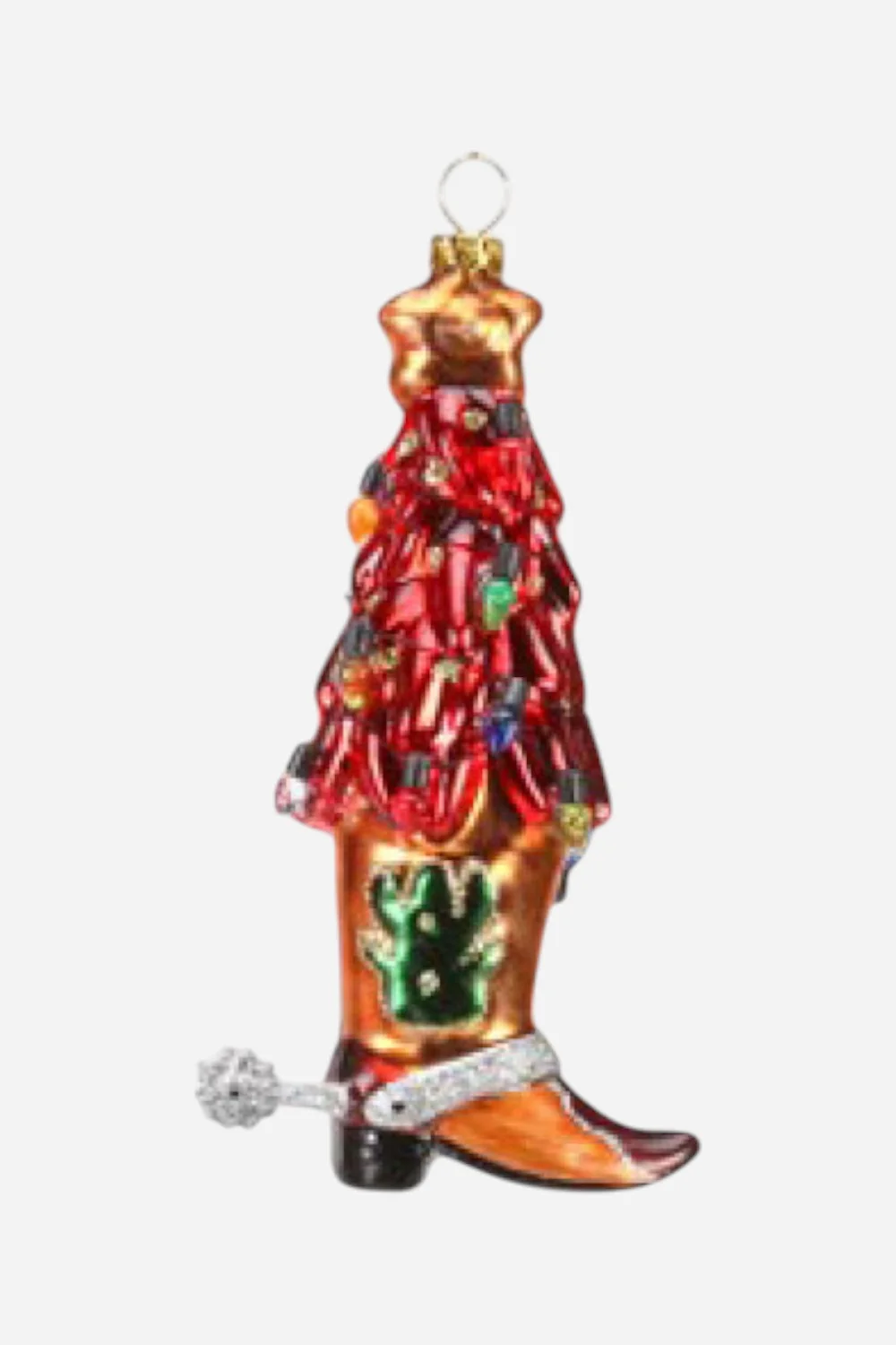 Western Ornament Tree Boot