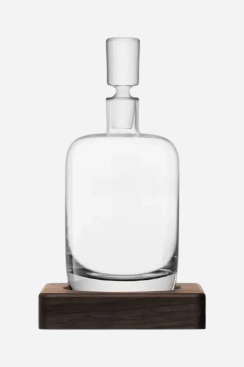LSA International Whiskey Renfrew Decanter & Walnut Base